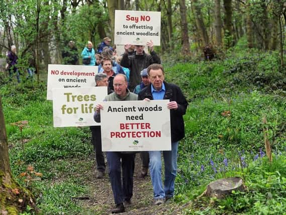 Campaigners have been fighting to prevent the service station going ahead in Smithy Wood