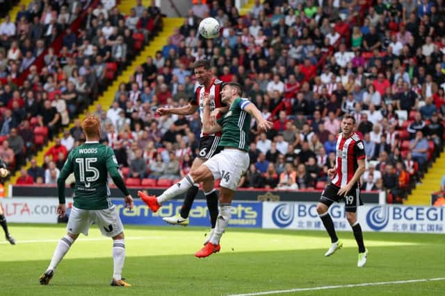 Chris Basham in action for Sheffield United: Jamie Tyerman/Sportimage