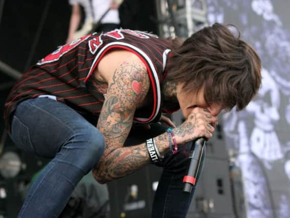 Bring Me The Horizon singer Oli Sykes.