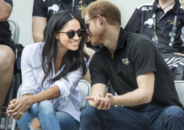 Prince Harry and Meghan Markle. PIC: PA