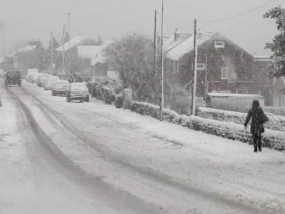 Sheffield is set to get a wintry blast next week