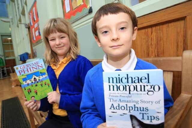 Pictured are Florrie Evans, eight, and Dan Granfield, eight.