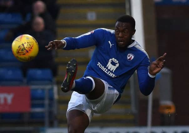 Picture Andrew Roe/AHPIX LTD, Football, EFL Sky Bet League Two, Chesterfield FC v Exeter City, Proact Stadium, 18/11/17, K.O 3pm

Chesterfield's Jerome Binnom-Williams

Andrew Roe>>>>>>>07826527594