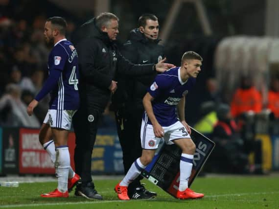 Regan Slater makes his United league debut