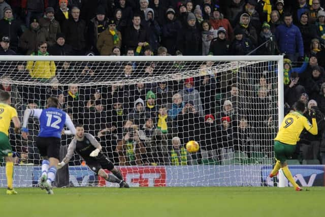 Keiren Westwood in action against Norwich City