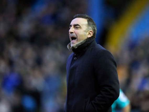 Sheffield Wednesday head coach Carlos Carvalhal during his side's 2-1 defeat to Middlesbrough