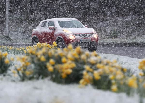 Car in cold conditions - Owen Humphreys/PA Wire