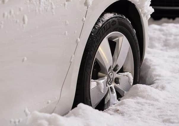 Driving in the snow