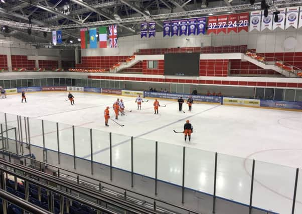 Steelers on the Minsk training pad