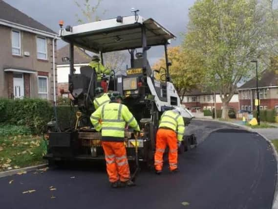 Amey are responsible for relaying roads across the city in the 2.2 billion PFI deal which ends in 2037