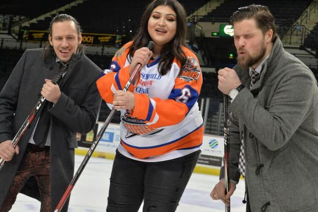 The singer is already a keen Sheffield Steelers fan.