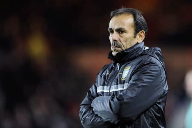 Owls boss Jos Luhukay watches on at the Riverside ...Pic Steve Ellis