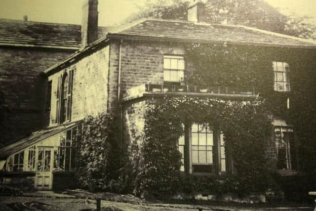 This photo in the entrance shows how the building used to look