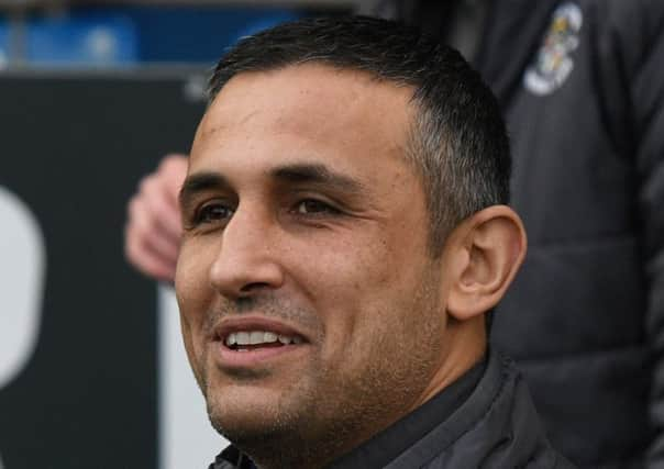 All smiles from proud Chesterfield manager Jack Lester. (PHOTO BY: Andrew Rose/AHPIX Ltd)