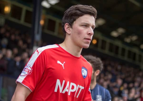 Southend United vs Chesterfield - Connor Dimaio - Pic By James Williamson