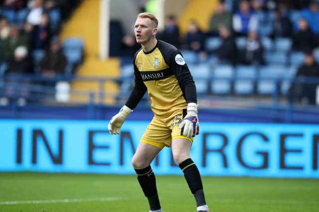 Cameron Dawson of Sheffield Wednesday the FA Cup Fifth Round match at Hillsborough Stadium, Sheffield.  Lynne Cameron/Sportimage