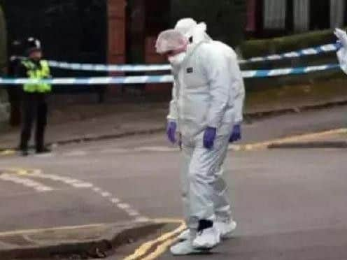 The scene in Upperthorpe, following Mr Al-Essaie's murder in February last year