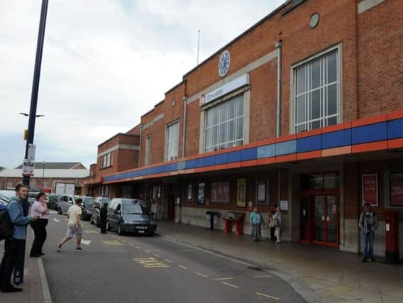 Doncaster railway station.