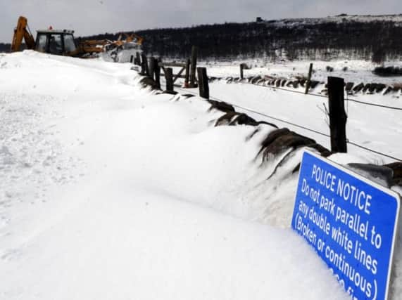 Weather warnings for snow have been issued for Tuesday