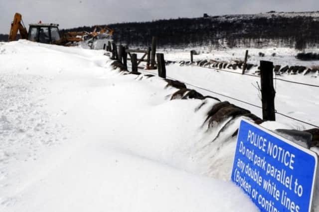 Weather warnings for snow have been issued for Tuesday