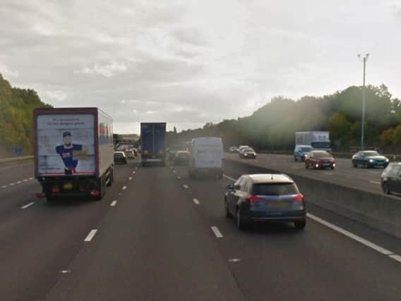 The M1 near junction 31 (photo: Google)