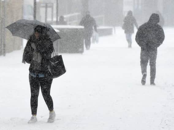 Snow in Sheffield