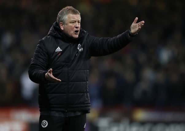 Chris Wilder has no regrets about his critcism: Simon Bellis/Sportimage