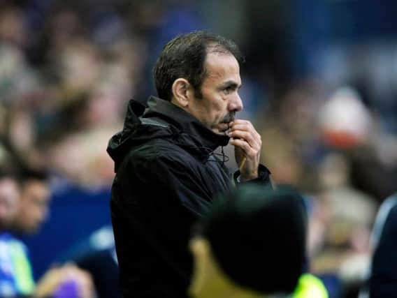 Sheffield Wednesday boss Jos Luhukay on the sidelines during Sheffield Wednesday's draw with Bolton. Picture: Steve Ellis