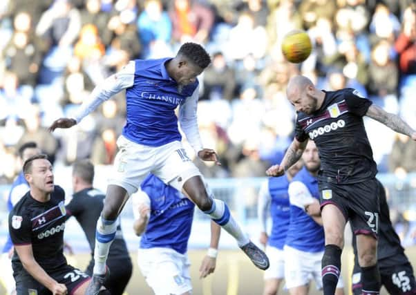 Owls centre forward Lucas Joao