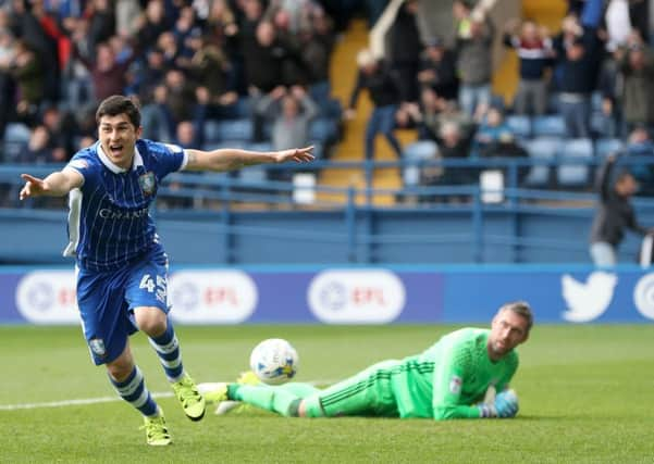 Sheffield Wednesday's Fernando Forestieri scoring at Hillsborough last season