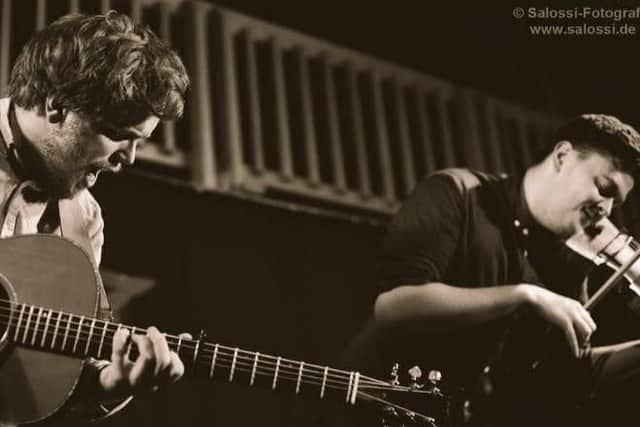 Musicians Greg Russell and Ciaran Algar