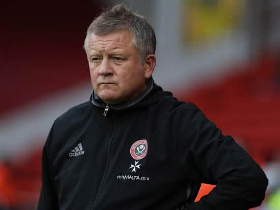 Chris Wilder, the Sheffield United boss