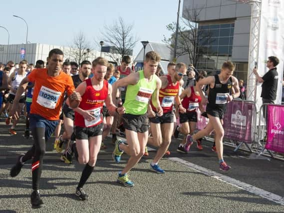 Runners at the start of last year's event.