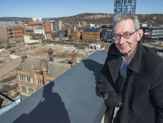 Simon Ogden, programme director for Castlegate, above the old market site. Picture: Dean Atkins