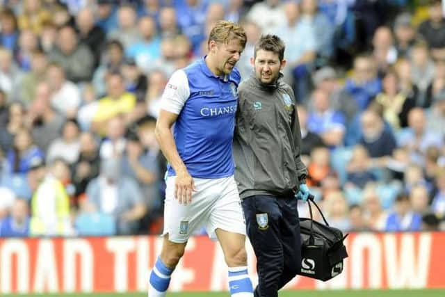 Glenn Loovens coming off injured earlier this season