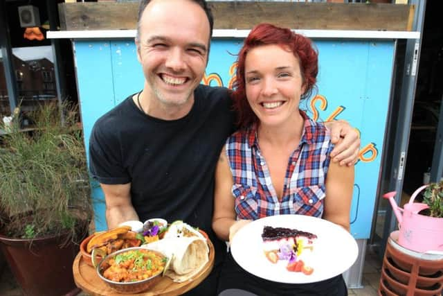 Matt and Melissa Holdsworth of The Bhaji Shop, Thali Cafe