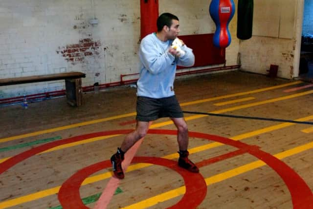 Esham Pickering at the Wincobank gym