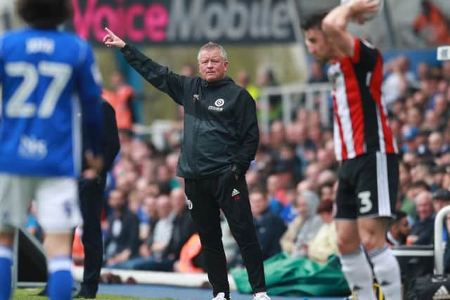 Chris Wilder has been handed a new contract: Simon Bellis/Sportimage